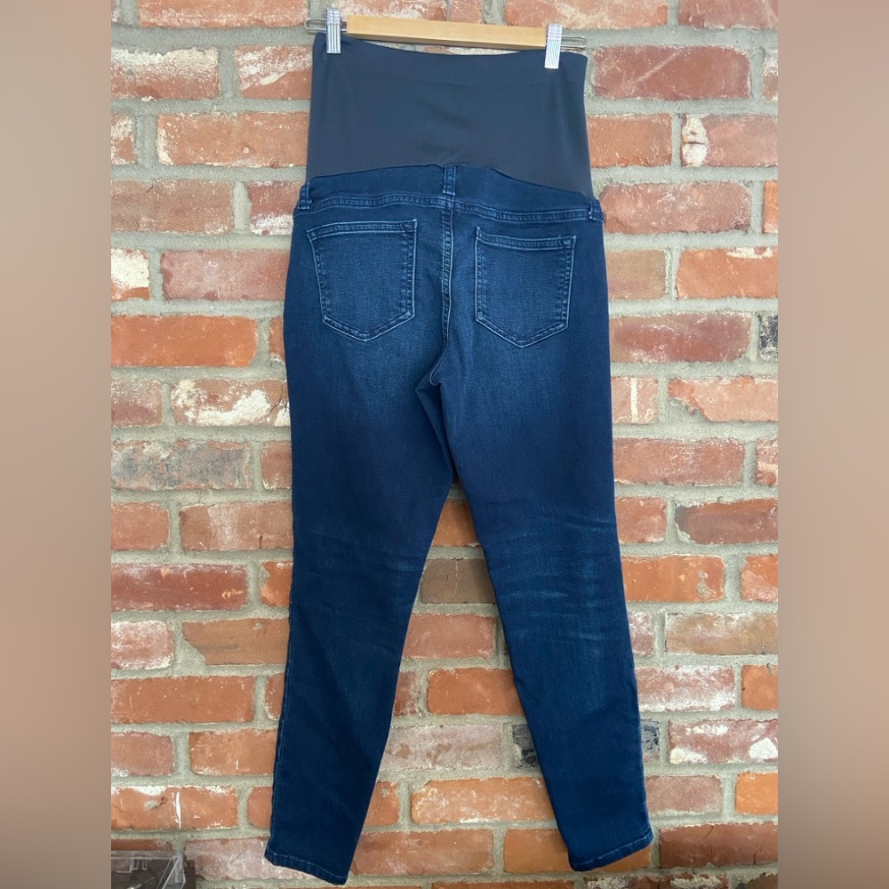 Sonoma Maternity Jegging Skinny Jean 10 Dark Wash - Picture 2 of 5